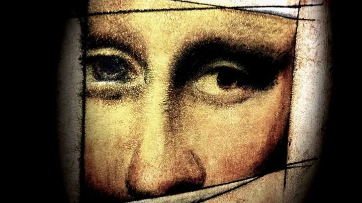 Mona Lisa ... on leather, œuvre de A.STEEL BE.ART