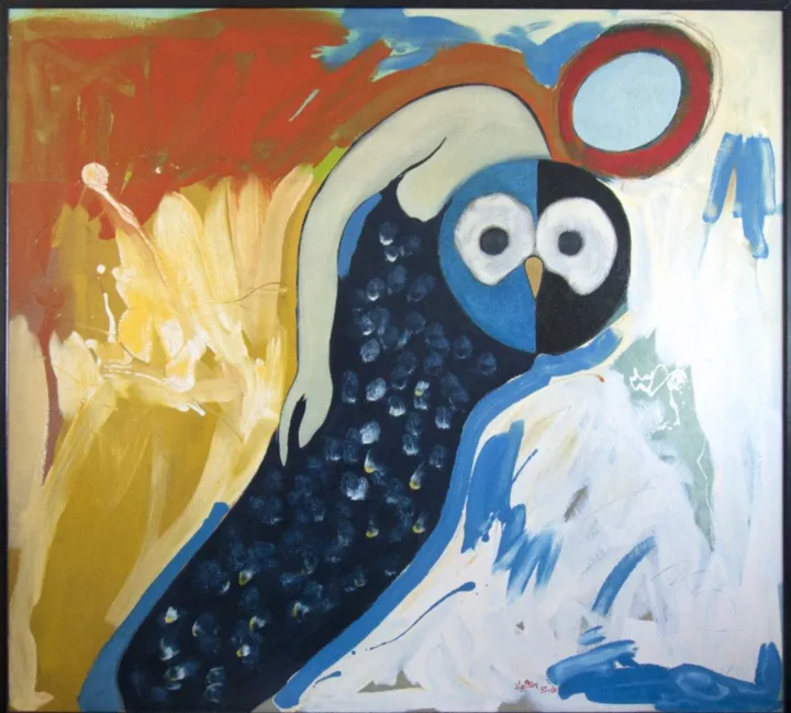 Femme chouette, œuvre de Alain HALTER