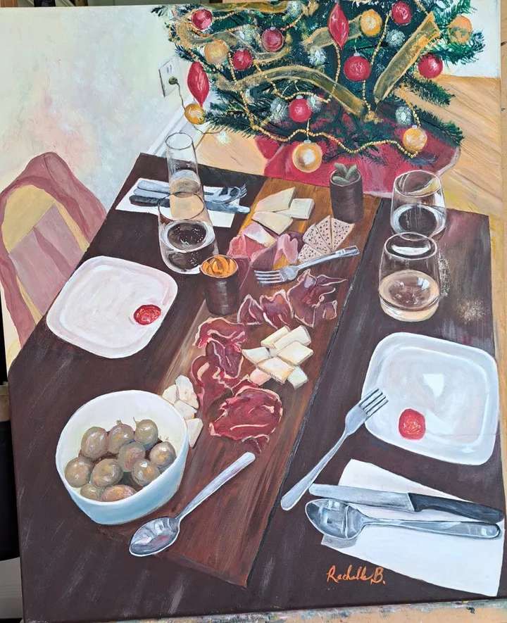 Chez Roberto 1, artwork by Rachelle Beaudry