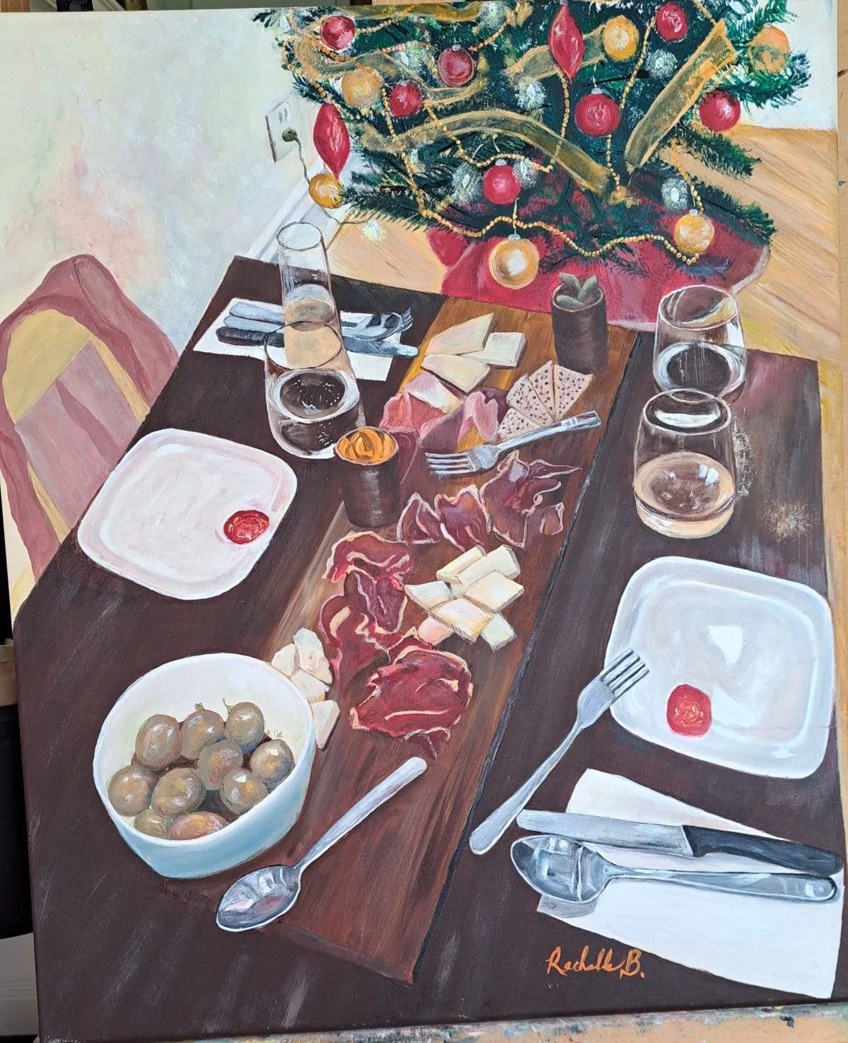 Chez Roberto 1, œuvre de Rachelle Beaudry