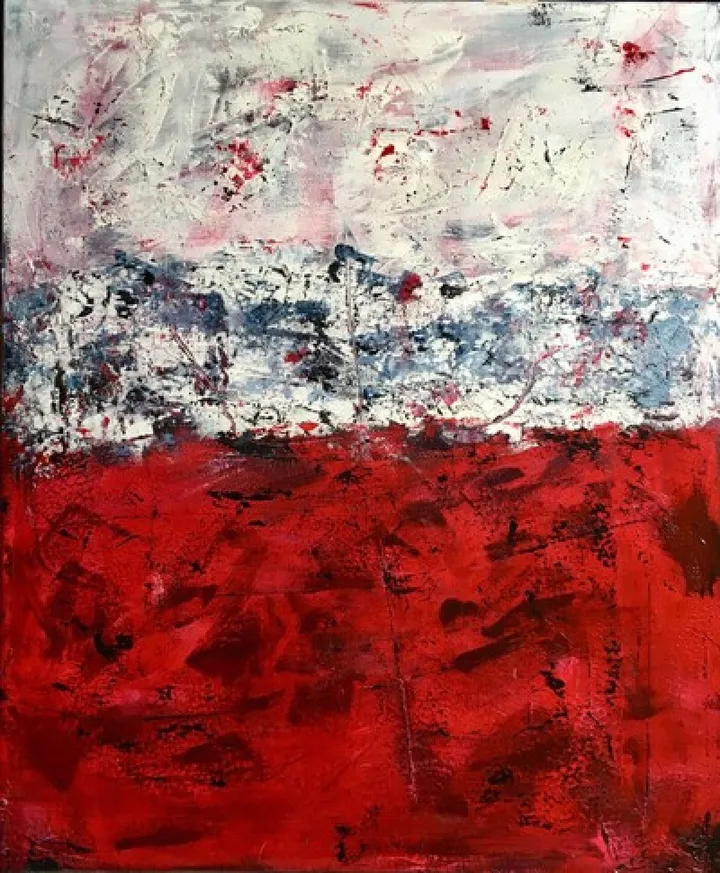 Nuée de mouettes, artwork by Françoise AUGUSTINE