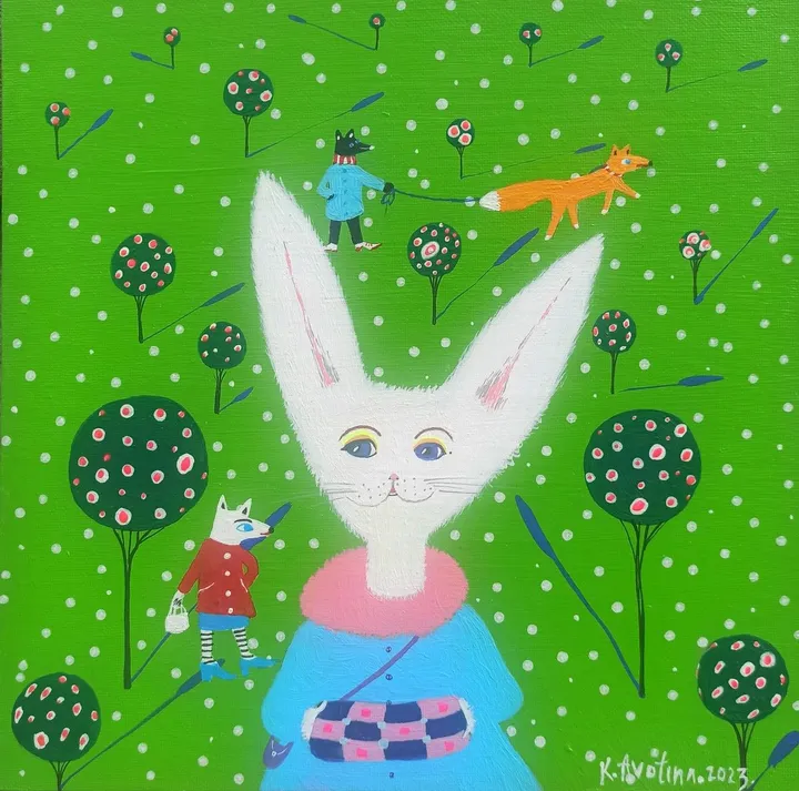 The Picnic Plan, artwork by Katrina Avotina