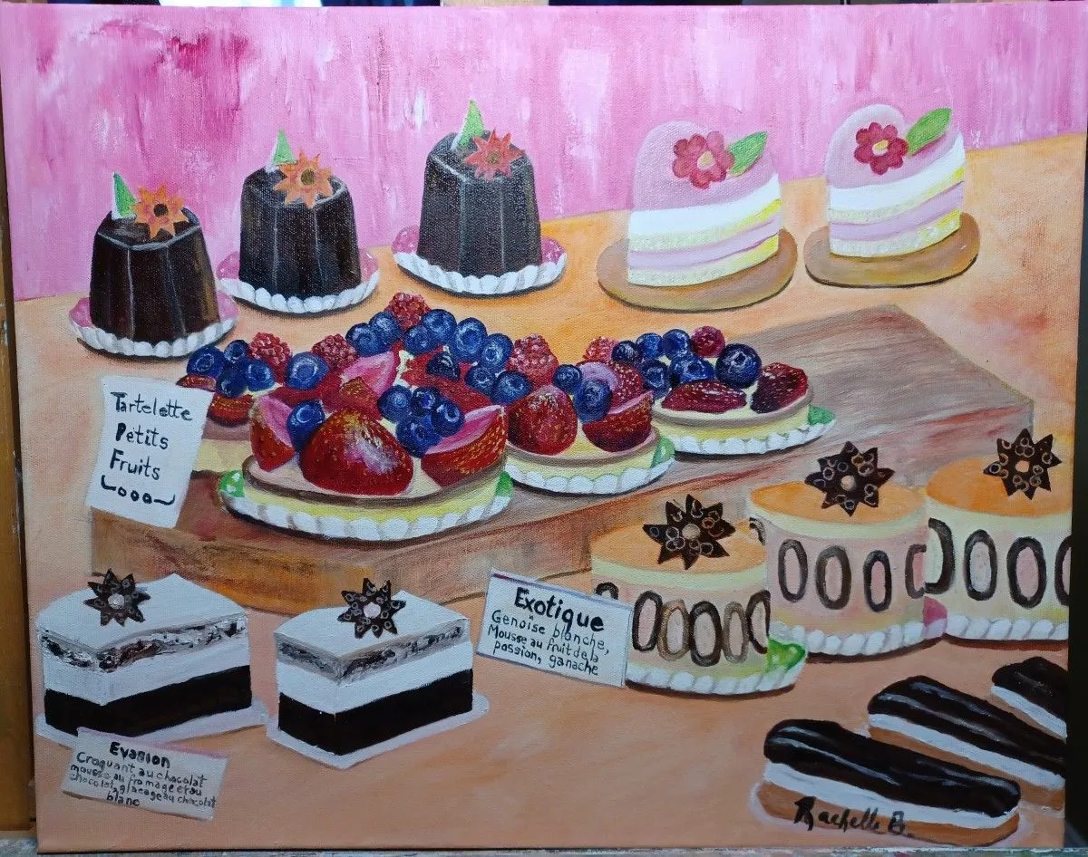 Fidélice Desserts, œuvre de Rachelle Beaudry