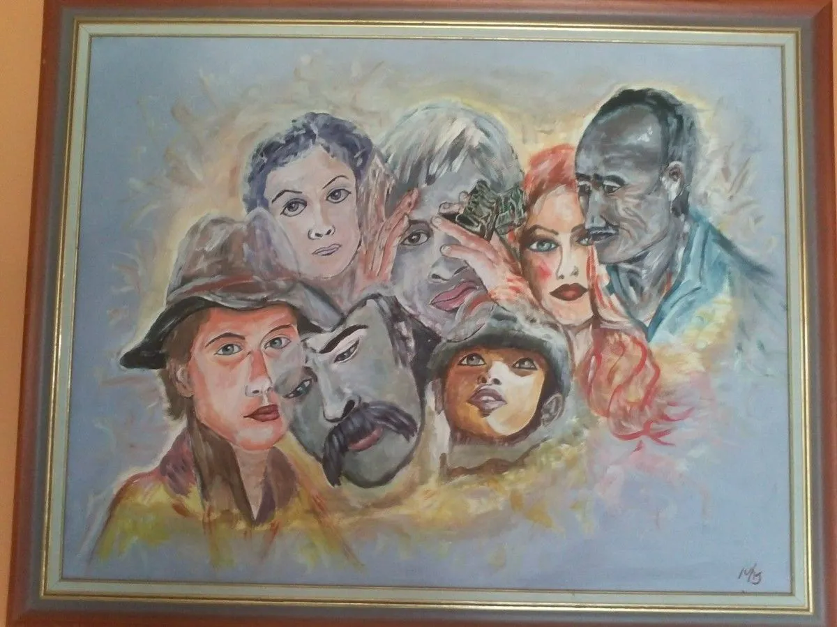 Regard du monde, artwork by Kamiski Michel