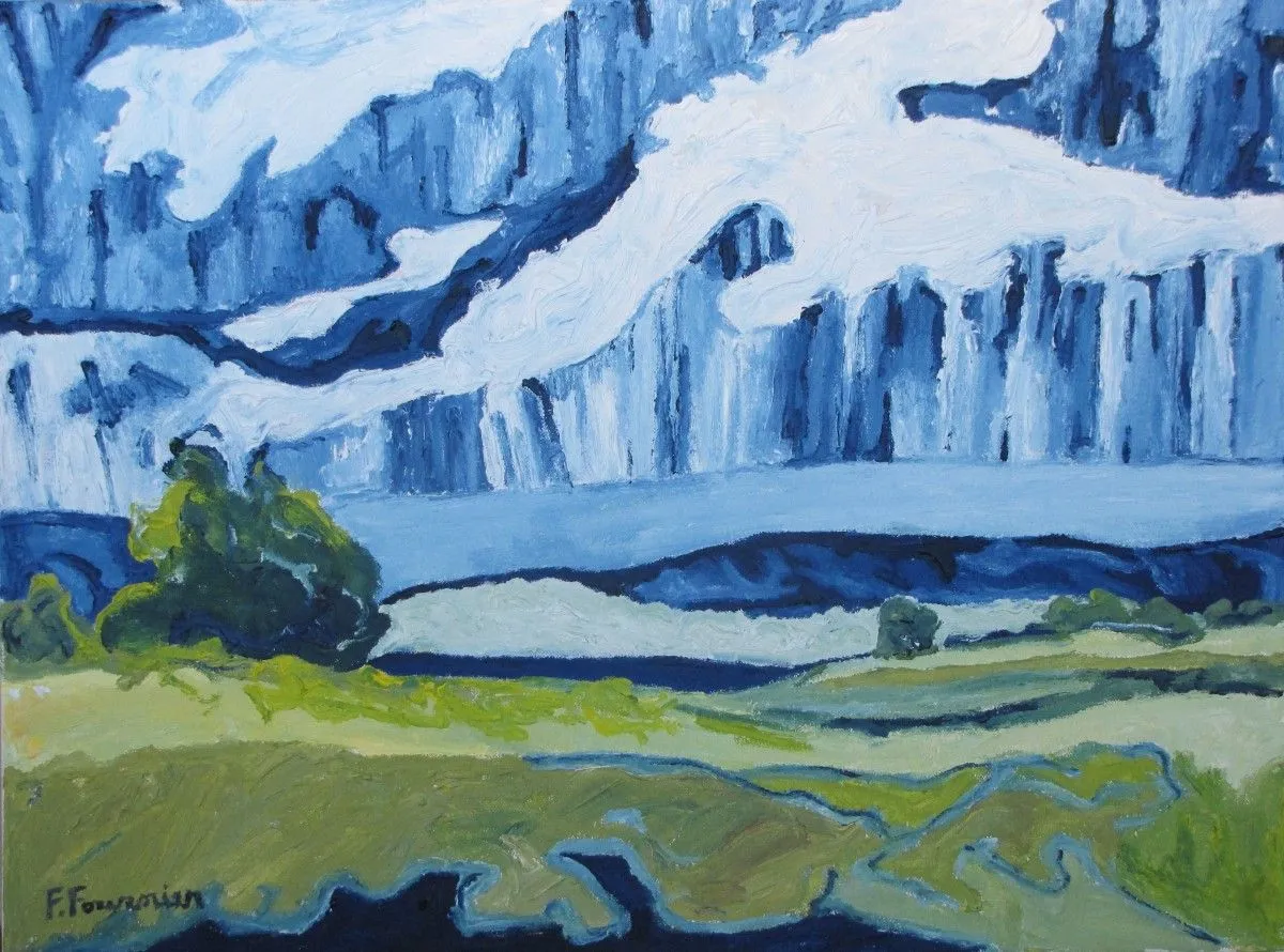 Pouring Sky, œuvre de Francois Fournier