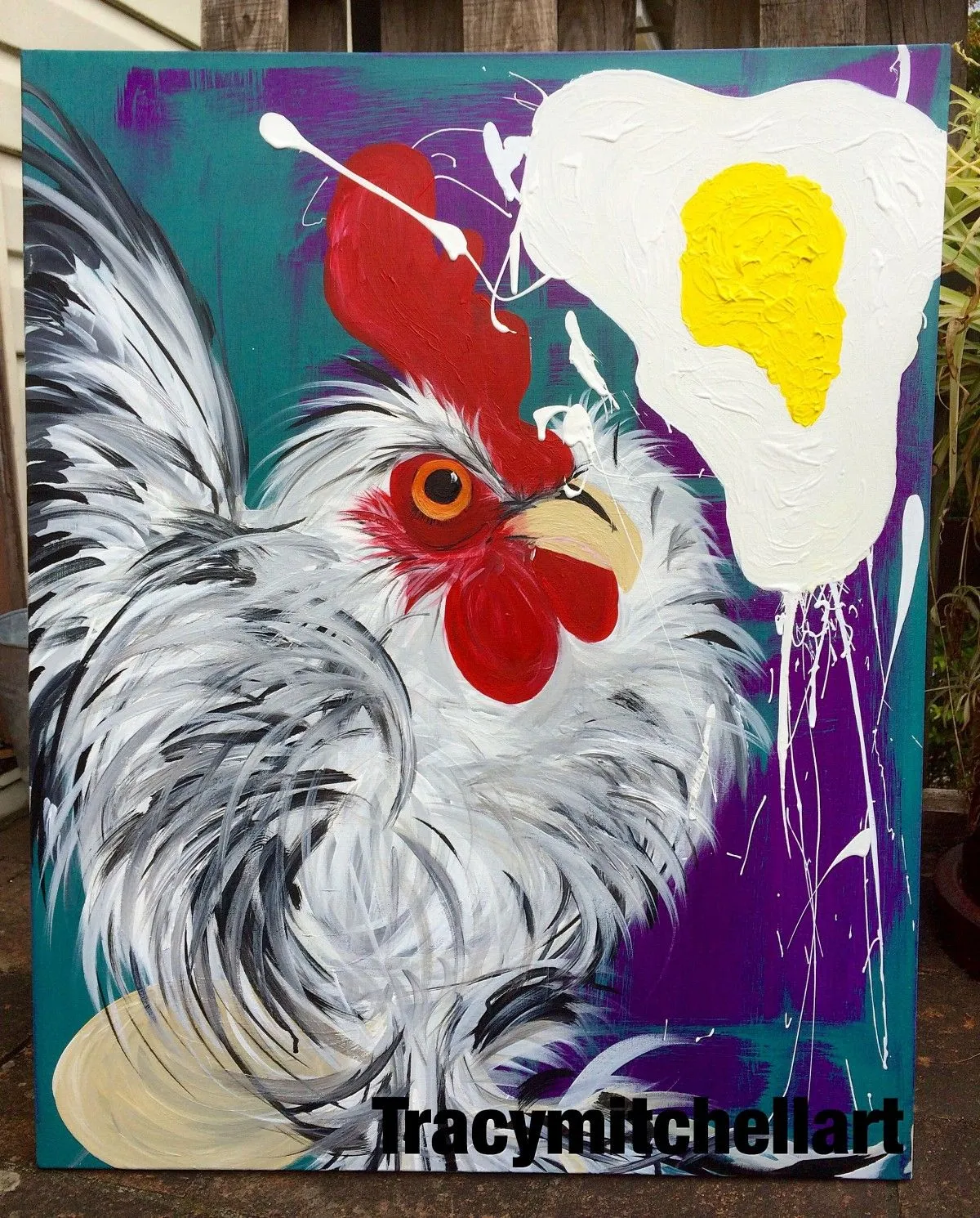 Eggstravaganza, artwork by Tracy Mitchell