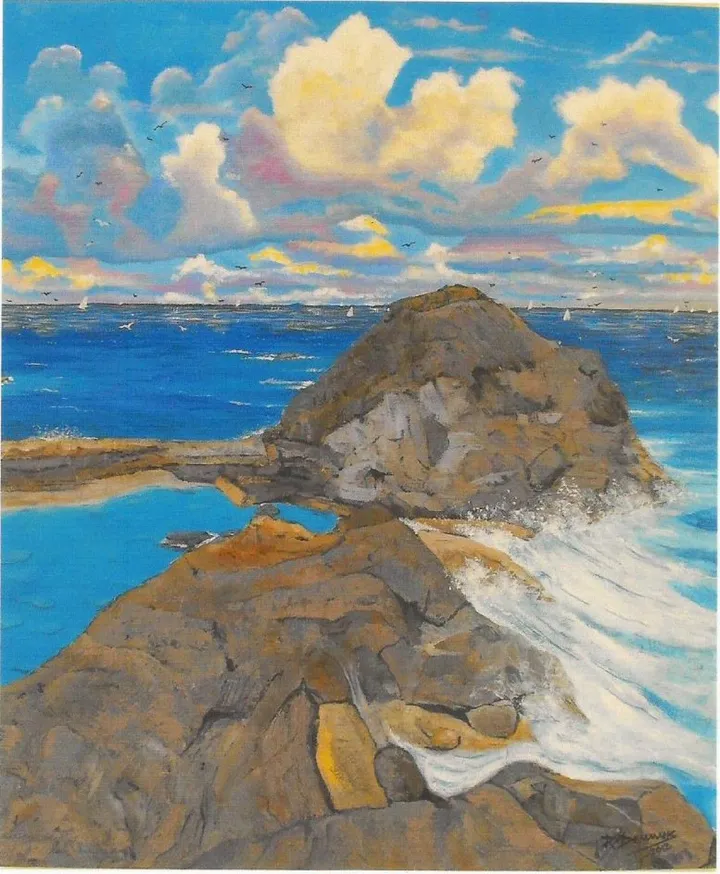 SALT POND, œuvre de ROBERT DEMMANS