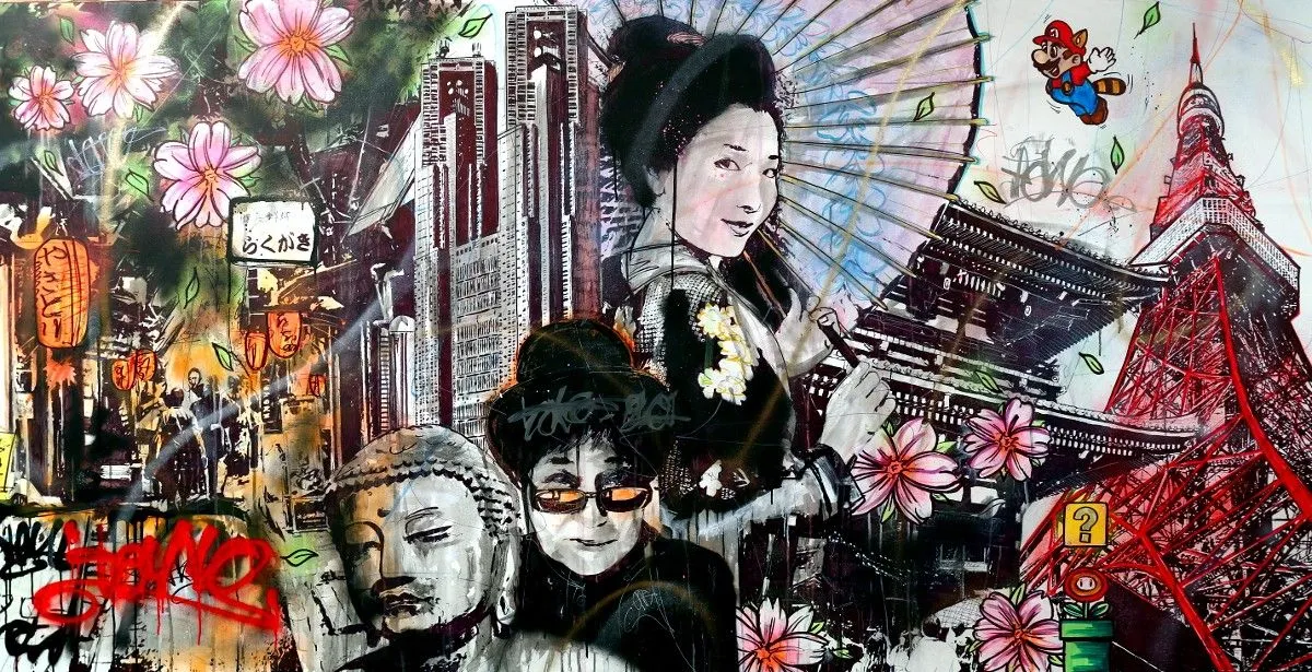 Tokyo - Japan, œuvre de Berko .