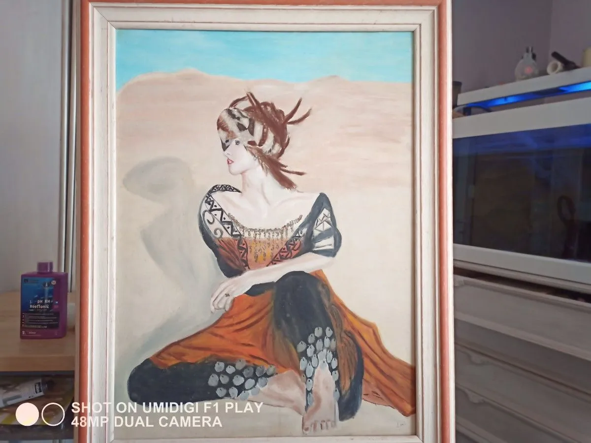 La saharienne, œuvre de Siro Delphine