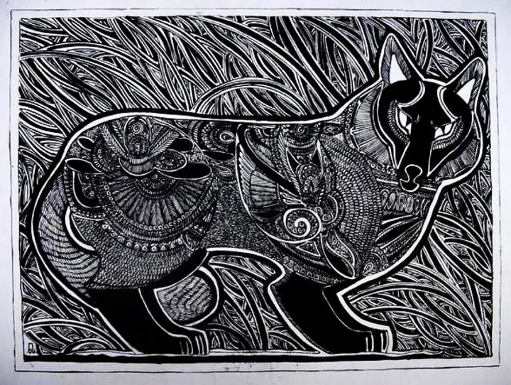 Wolf, artwork by Nato Sajaia