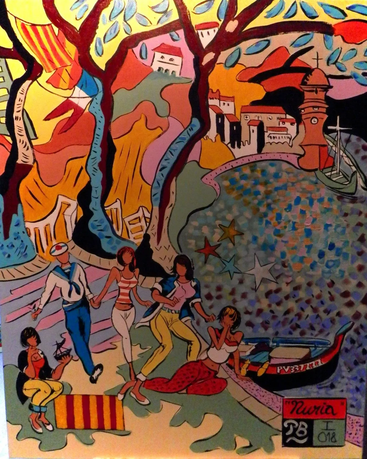 "Nuria", artwork by Patrick Bergès