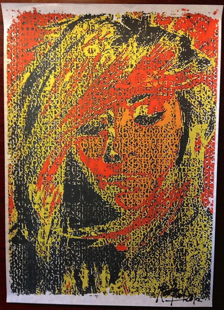 Orange Girl, artwork by * RootCat