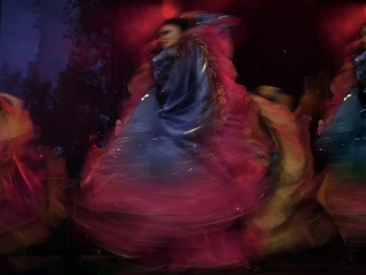 Gypsies in a trans, artwork by Claudia Stanetti