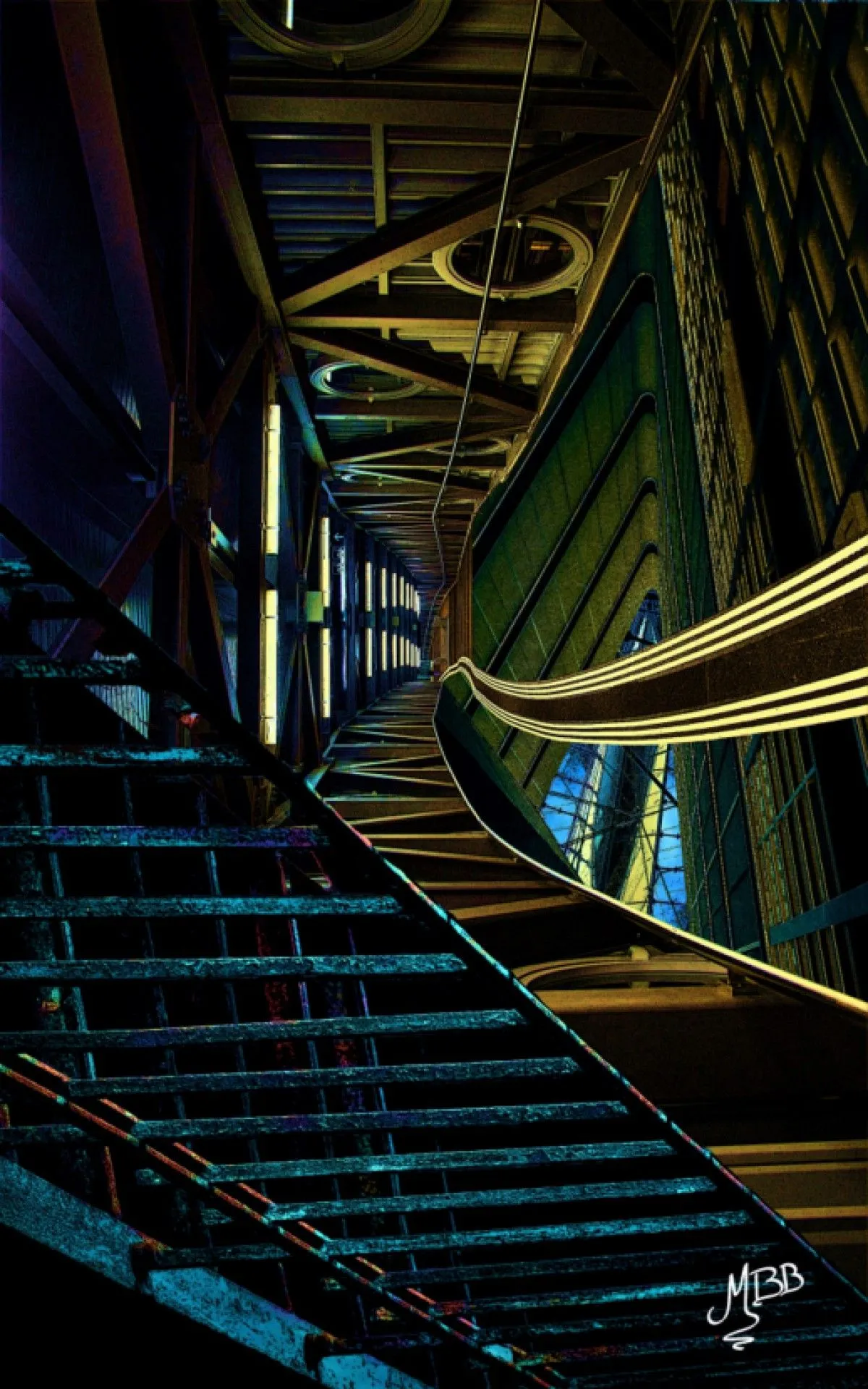 ASCENSION EXTRÊME, artwork by Michèle BAYLET-BRUNET