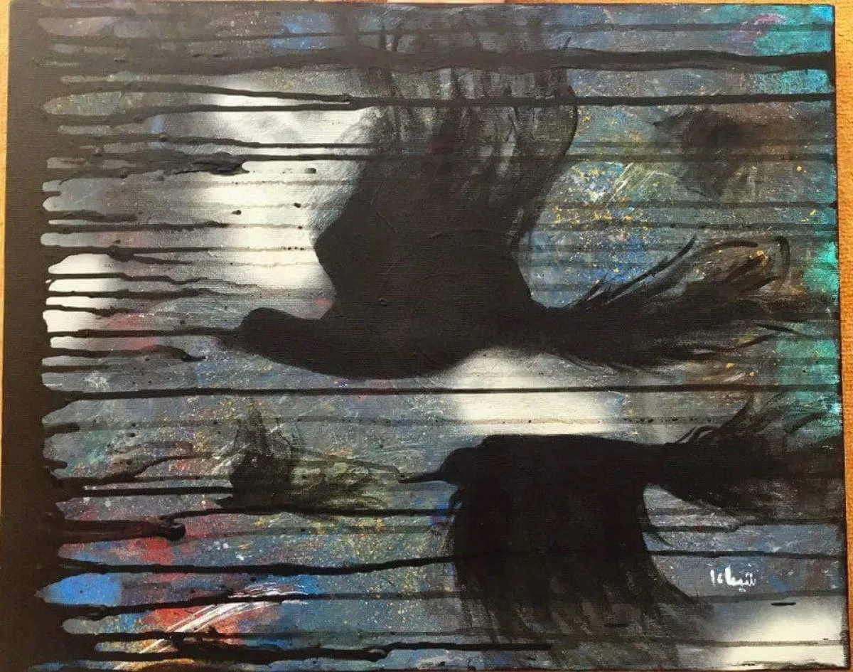 No destination, artwork by Chaimae Boussouab