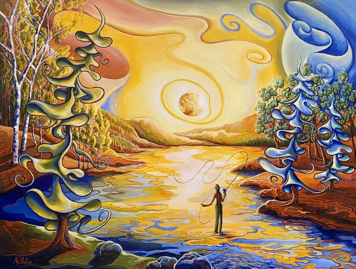 Le silence des arbres, œuvre de Annie Pelletier