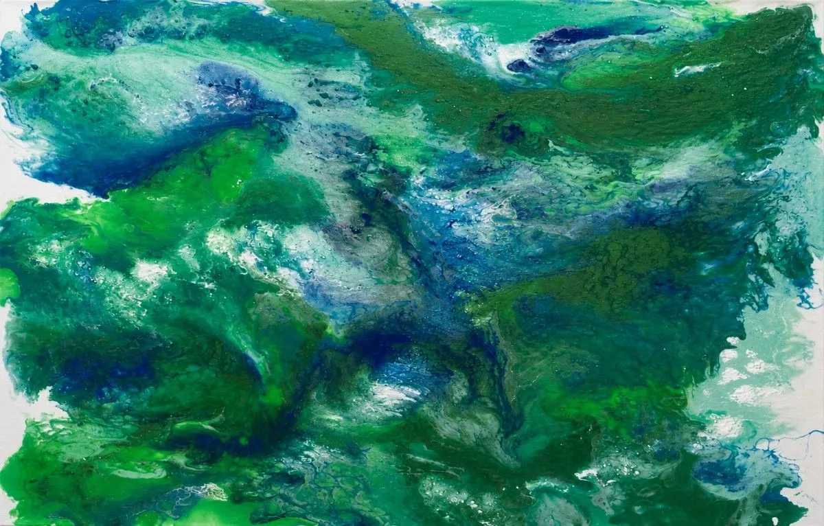 Emerald Tides, artwork by Fati ESS