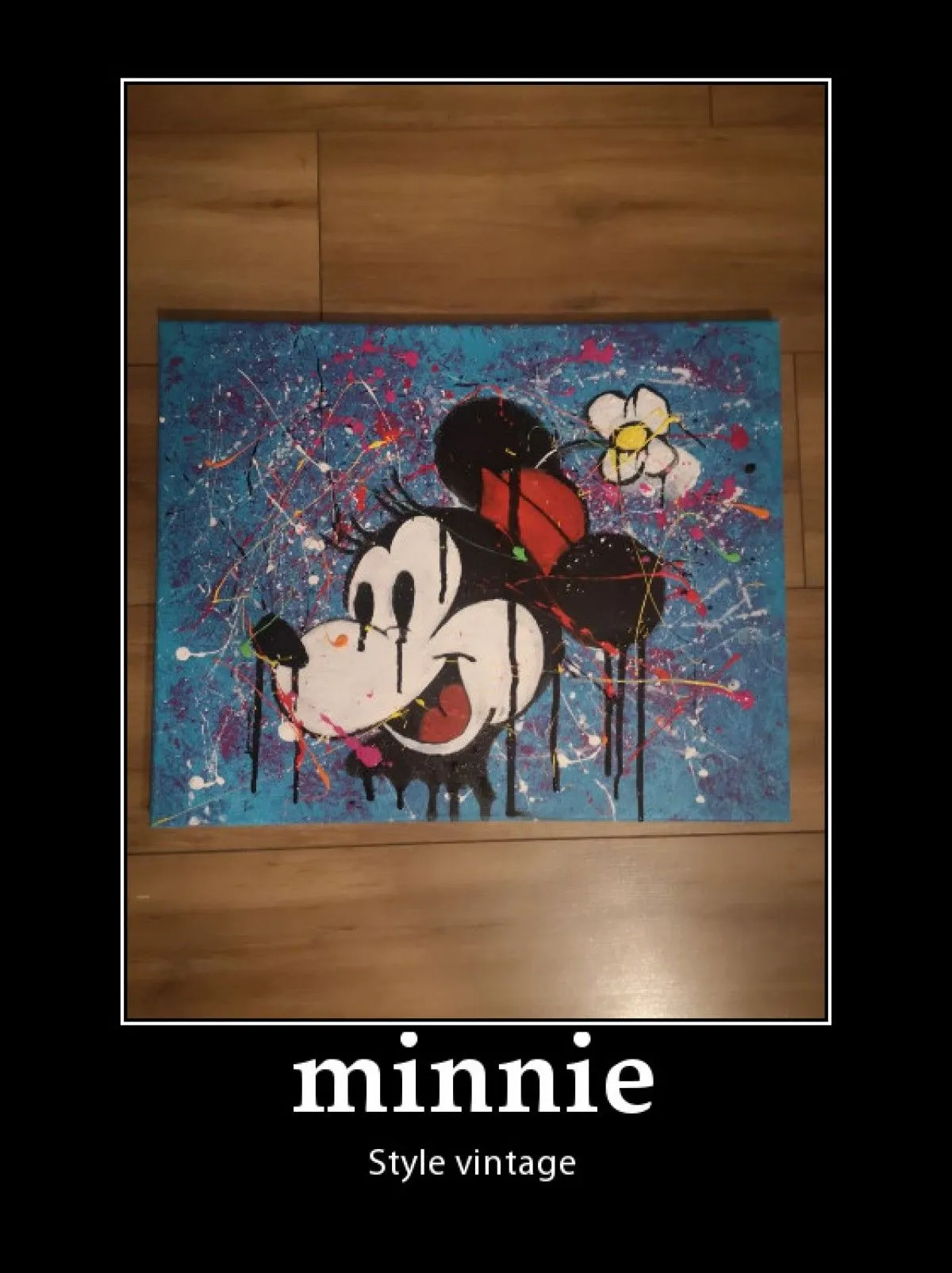 Vintage minnie, œuvre de Sylvain Leger