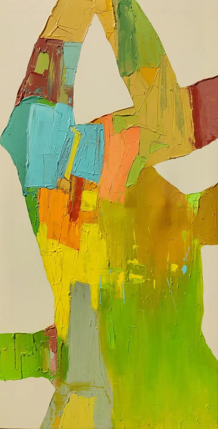 Blooming Lanes II, œuvre de Abhishek Kumar