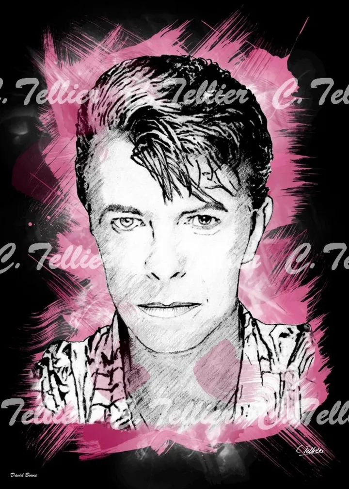 David Bowie, œuvre de Tellier Christophe