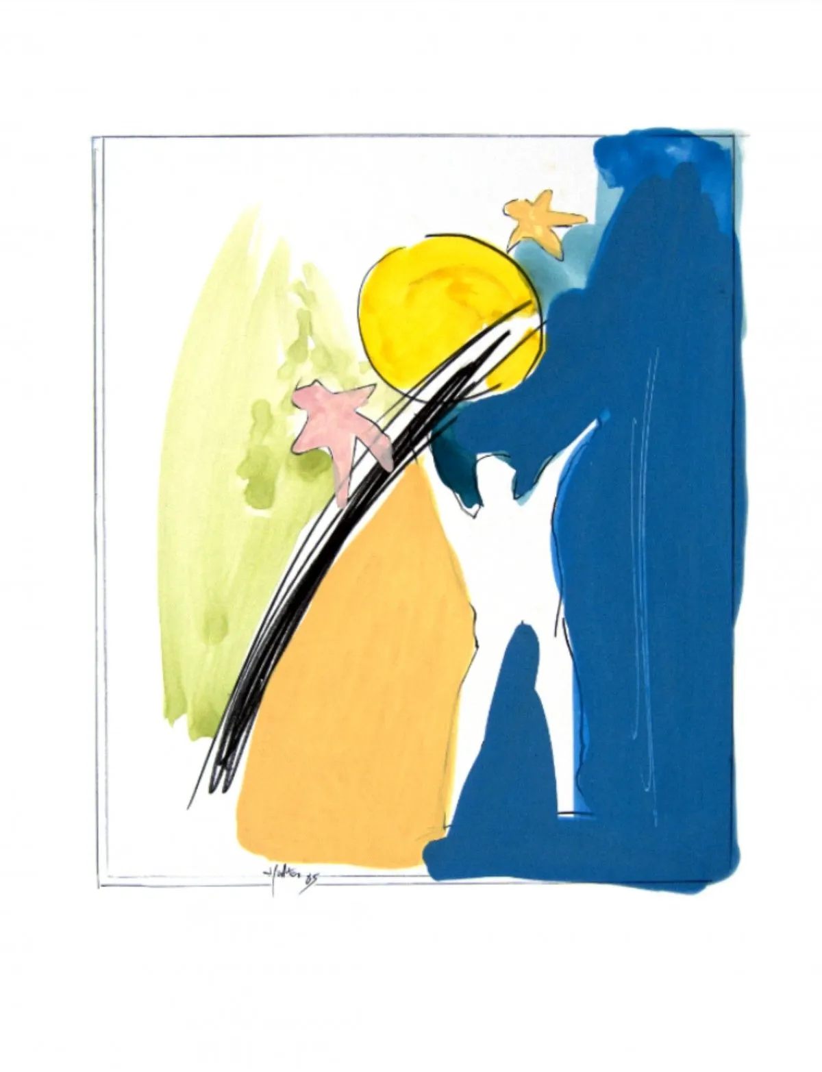 Bonhommes soleil, œuvre de Alain HALTER
