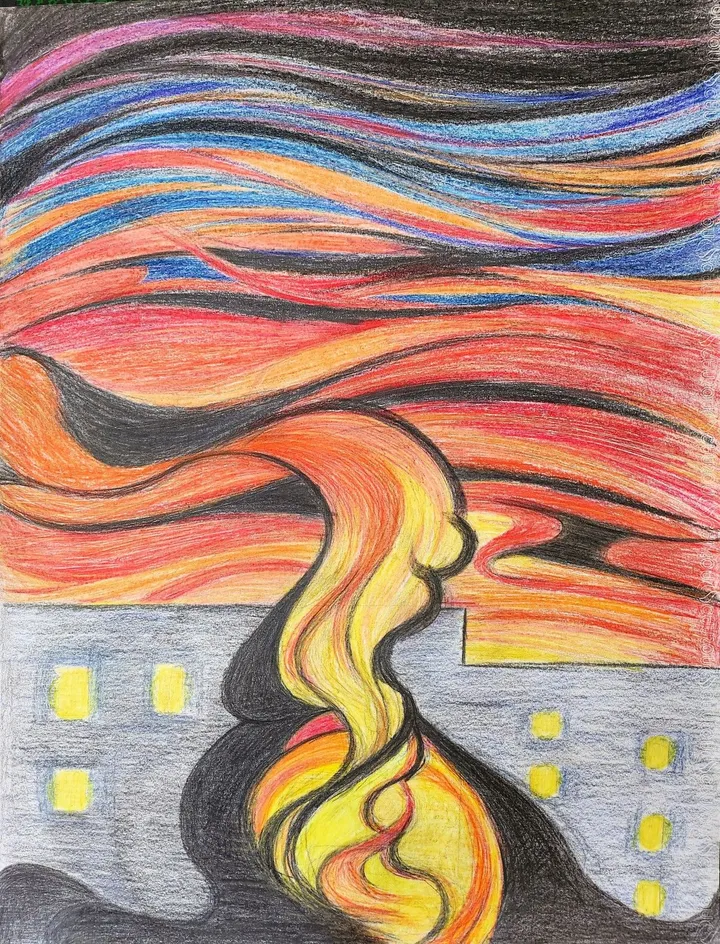 Nuit mortel, artwork by Yassine Ounis