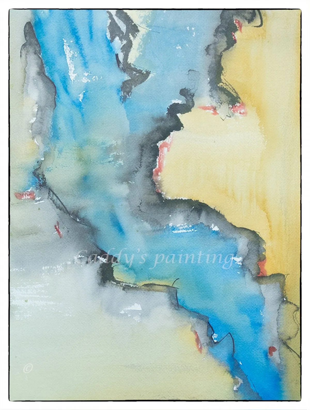 En descendant le fleuve, œuvre de Carole Mercier