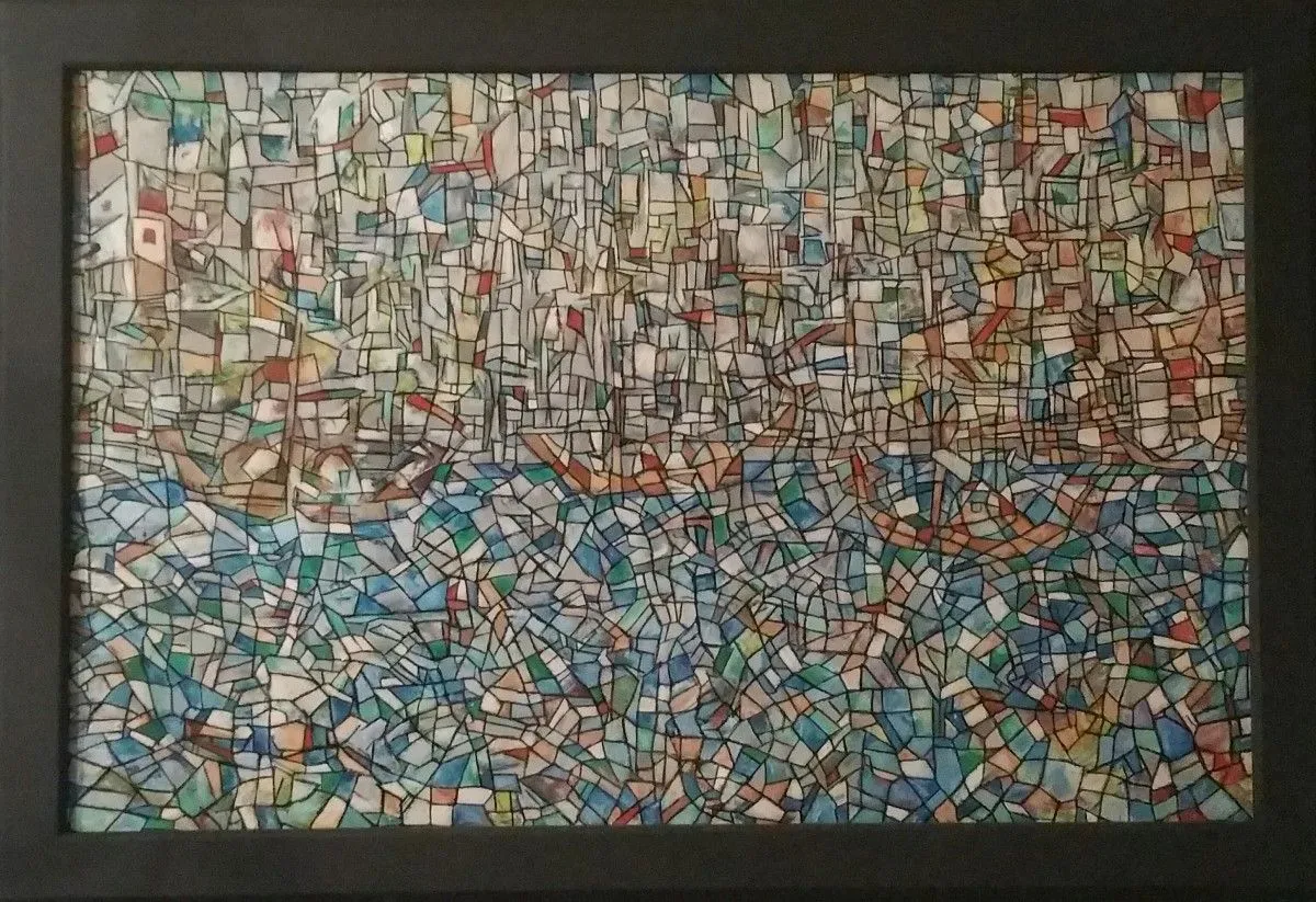 A RIBEIRA, artwork by Jose Aldeia