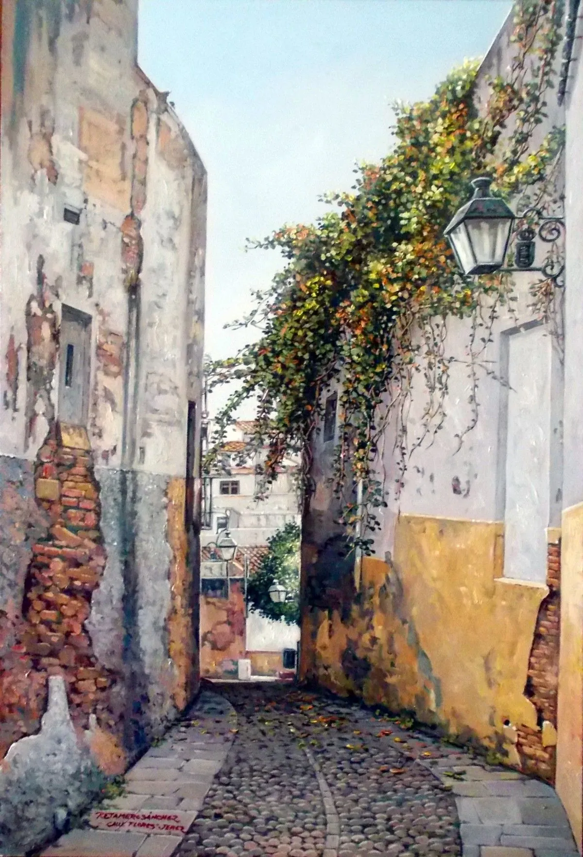 CALLE FLORES, artwork by RETAMERO SANCHEZ