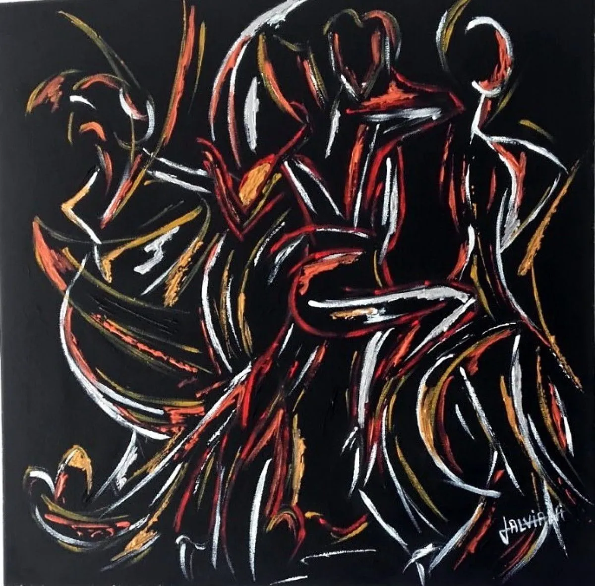 danseurs, œuvre de joseph antoine salviani