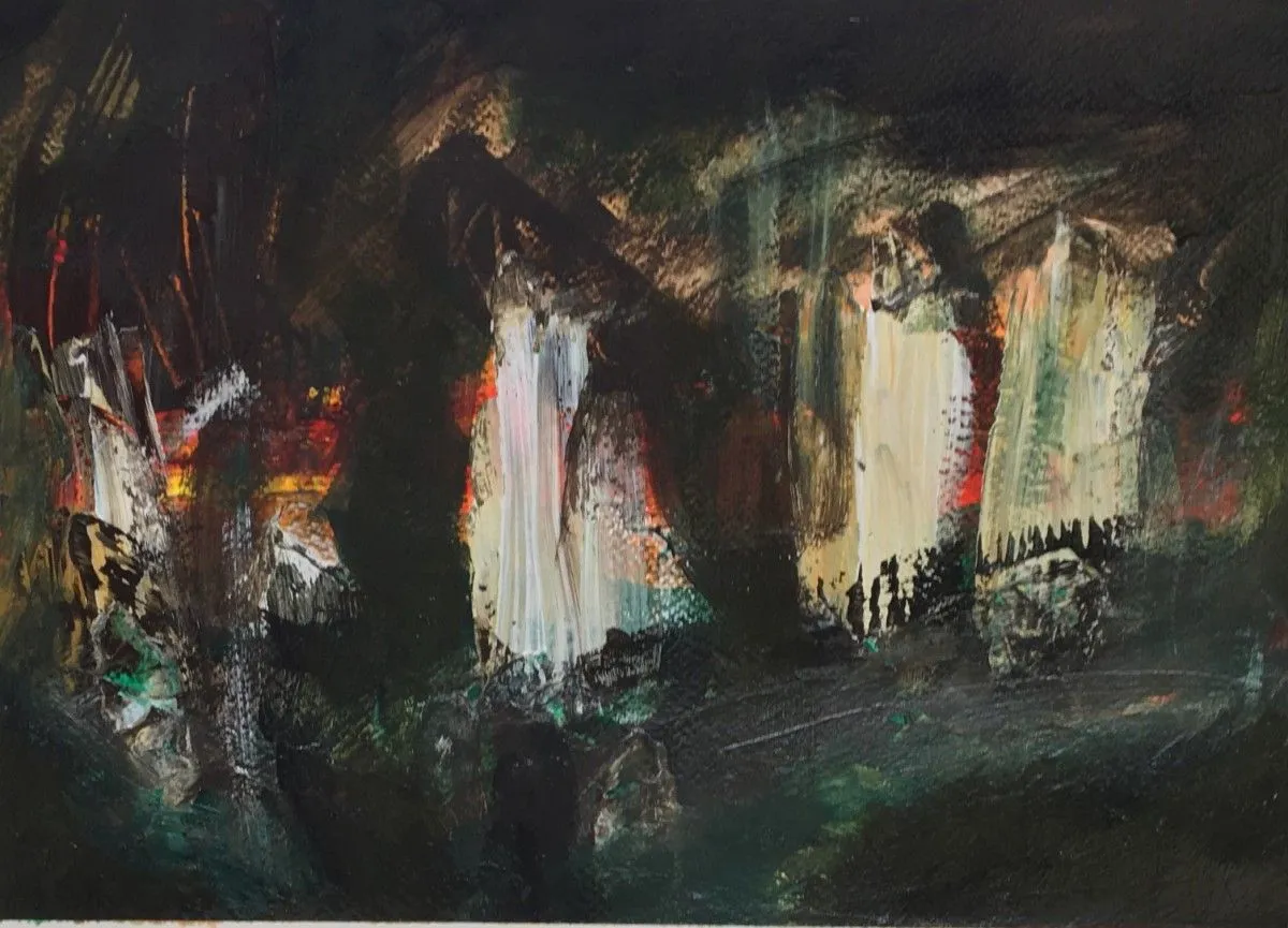 What comes when the fear is gone 2, artwork by Uwe Hoche