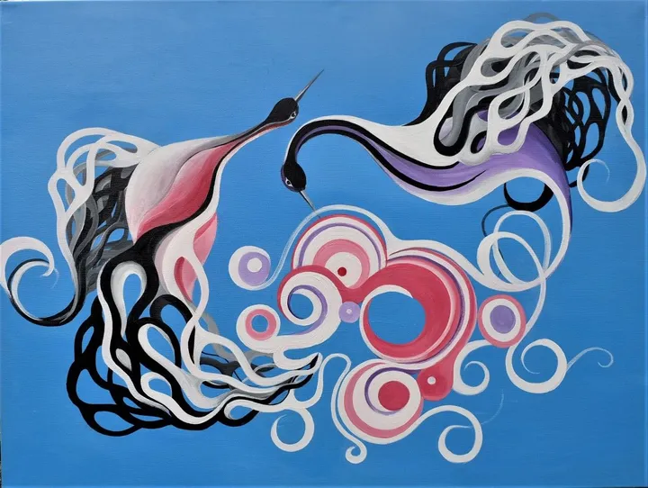 Blue love, œuvre de Kristina Saudinyte