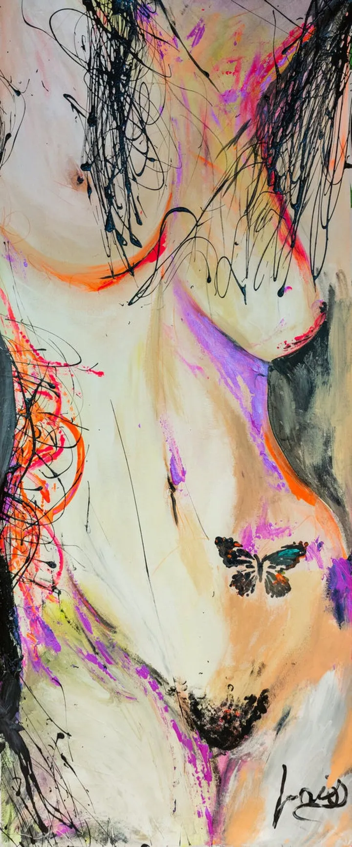NUE LOIS 1, œuvre de louis tremblay