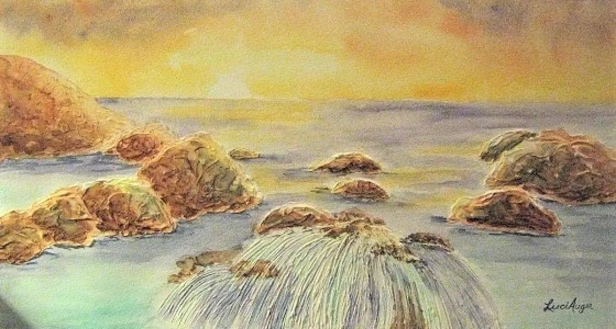 Marée montante, artwork by Lucie Auger