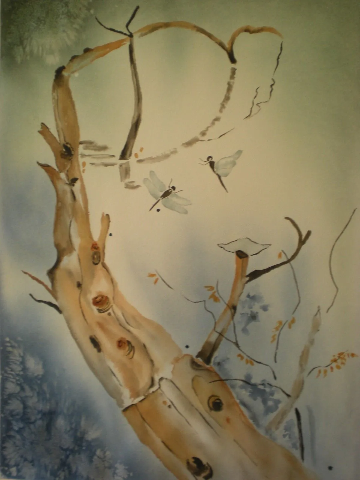 LIBELLULES..., œuvre de Thérèse Hanot