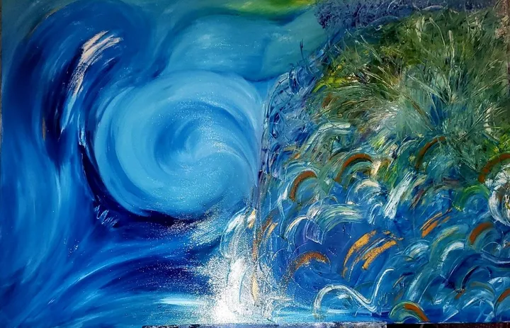 Terre et mer, œuvre de Pascal Sandra Carpentier