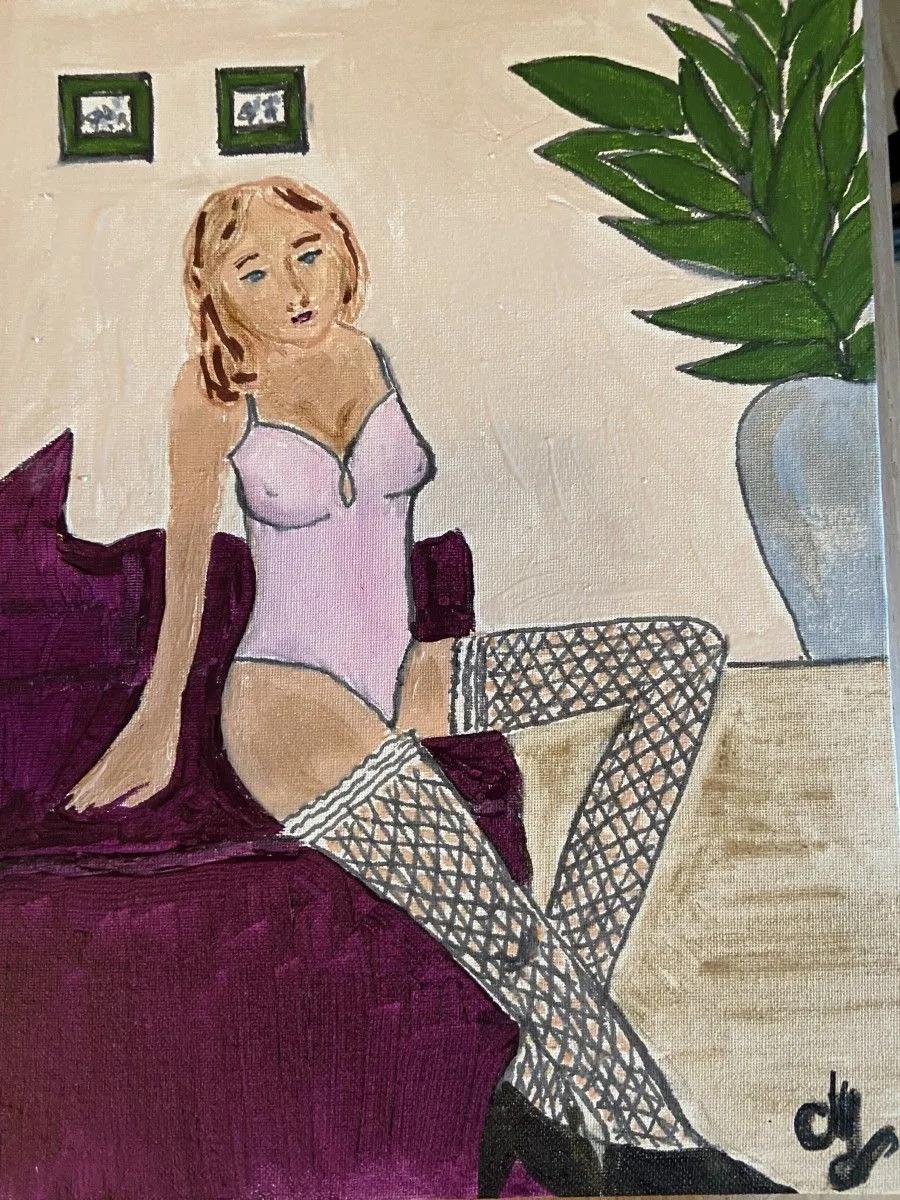 LILLY ROSE, œuvre de Céline Marcoux