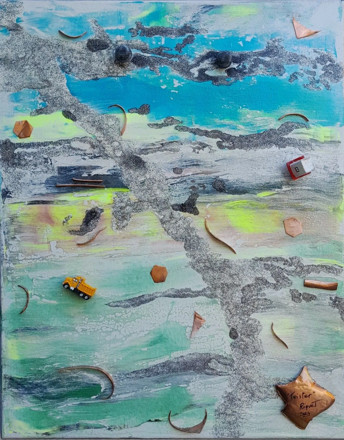 " Twister ", œuvre de Faure Riquet