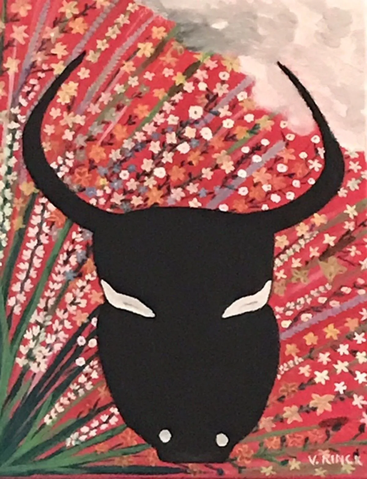 taureau, artwork by Viviane RINCK