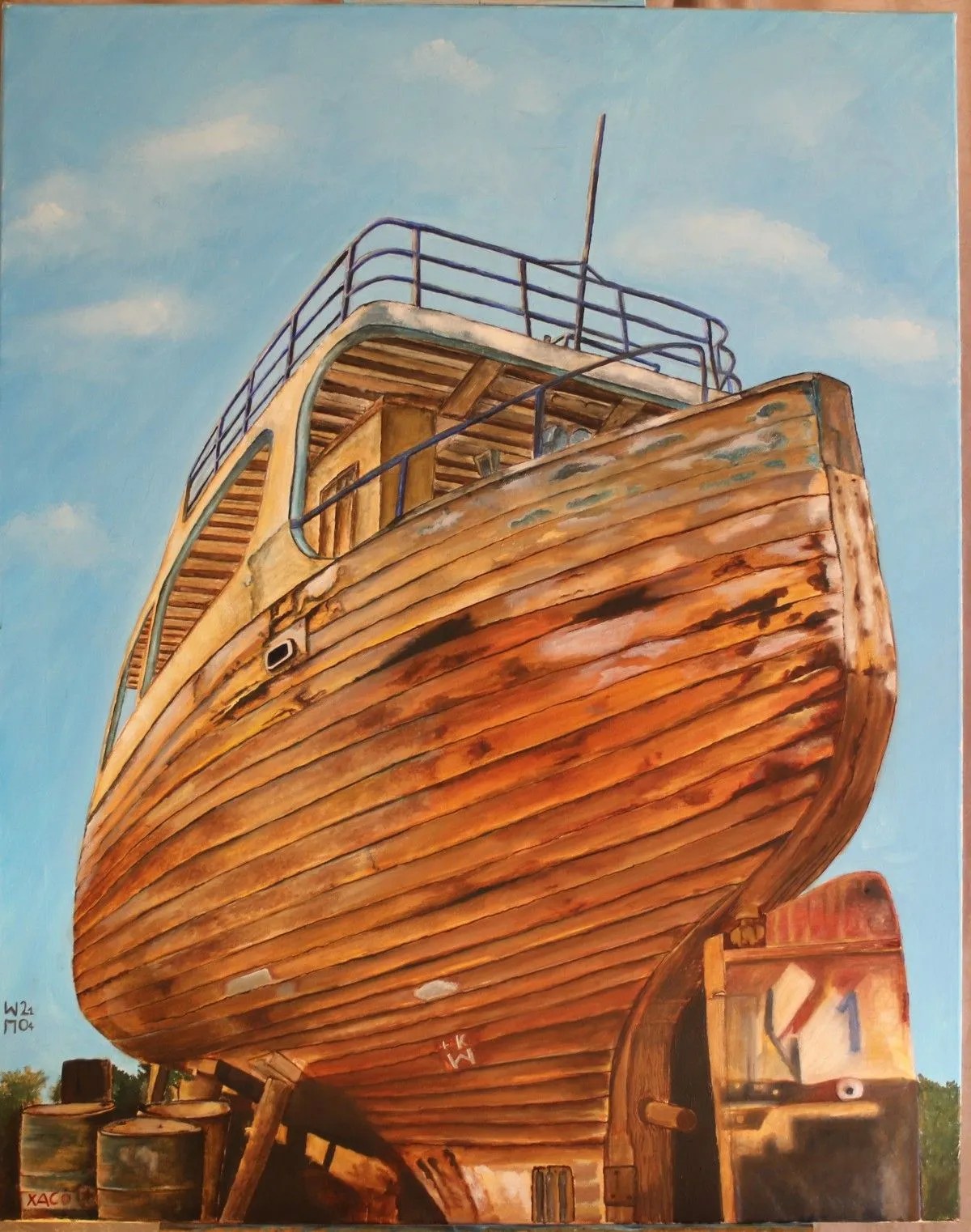 old hull, œuvre de Pavlis Stamatis
