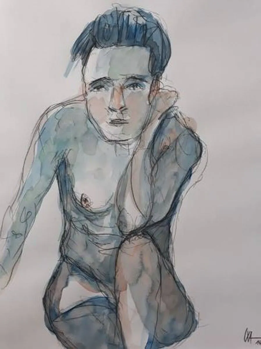 NUDE ATTITUDE - XV, artwork by Pixtabxl Station