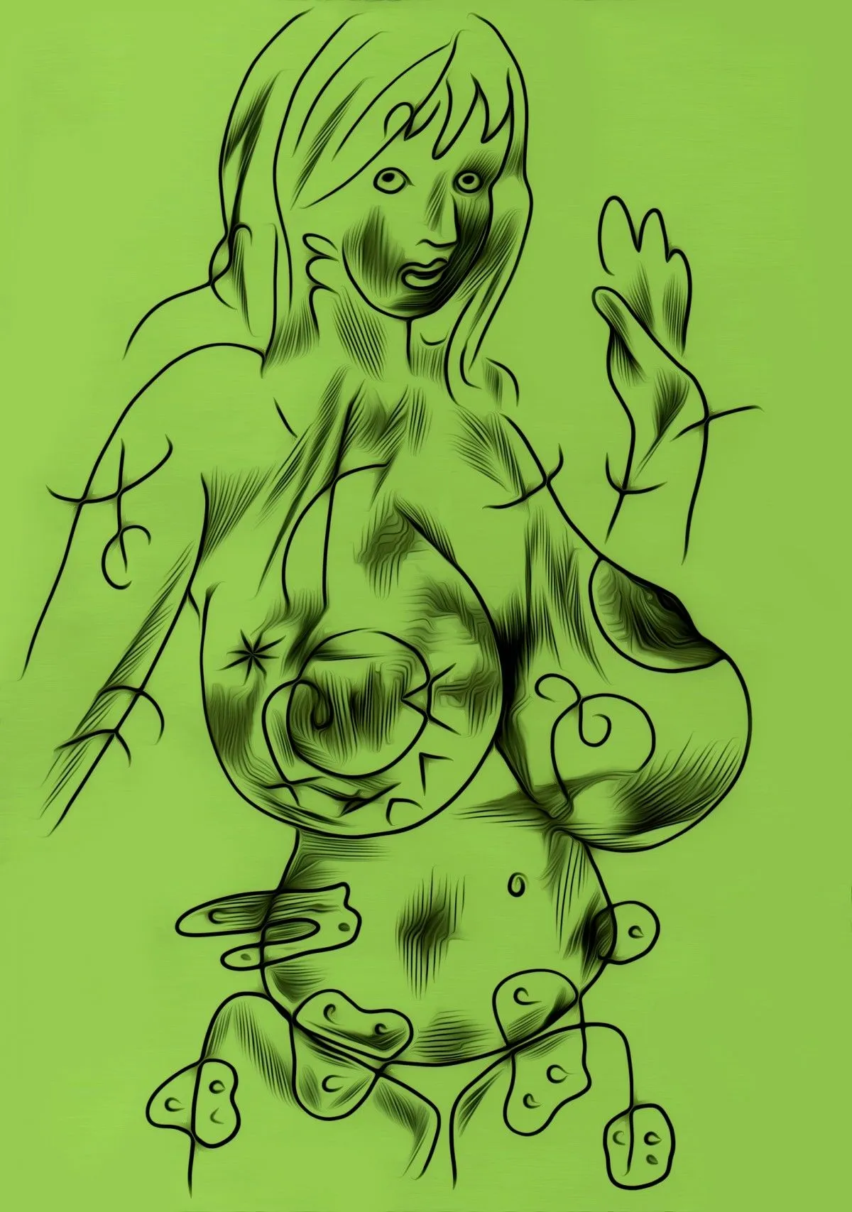 KKKK---, œuvre de Laura H