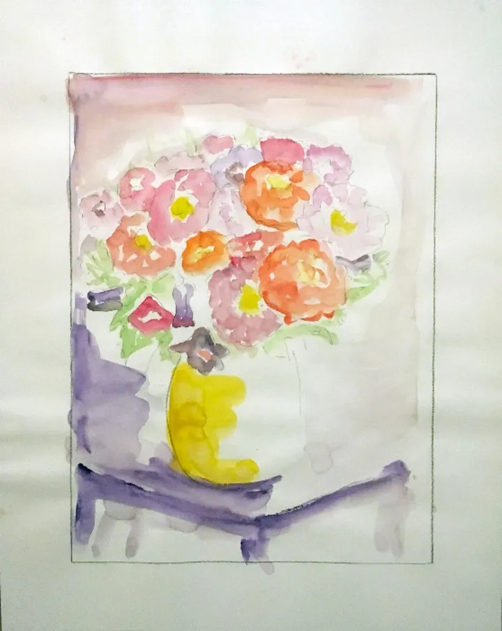 Fleurs, œuvre de Patrick Tubaro
