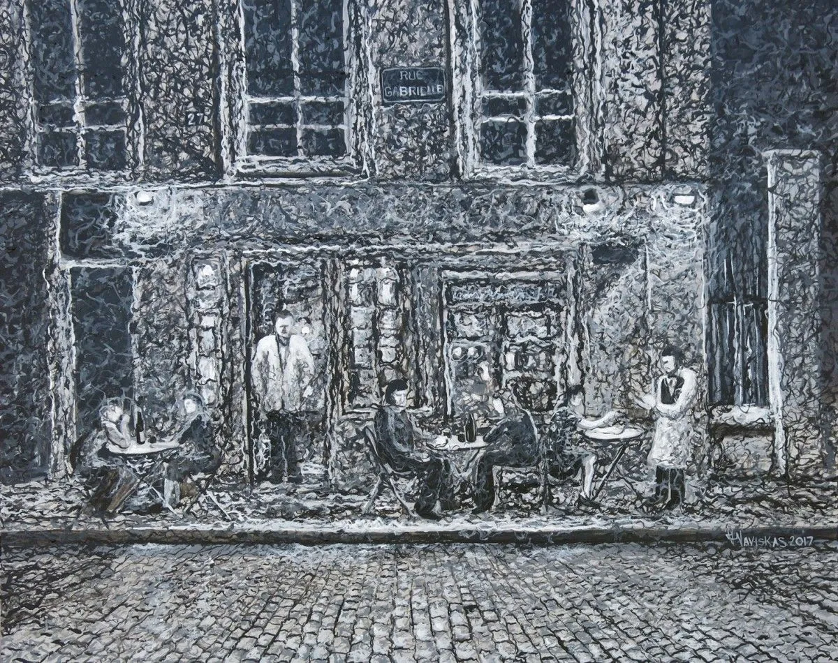 27. Rue Gabrielle,, artwork by Fernando Naviskas