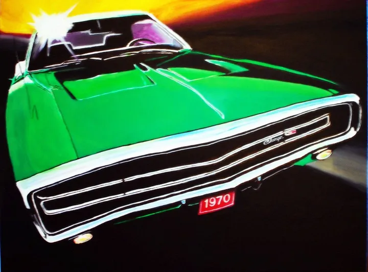 Charger 70, œuvre de Artémo par Christine Bélanger