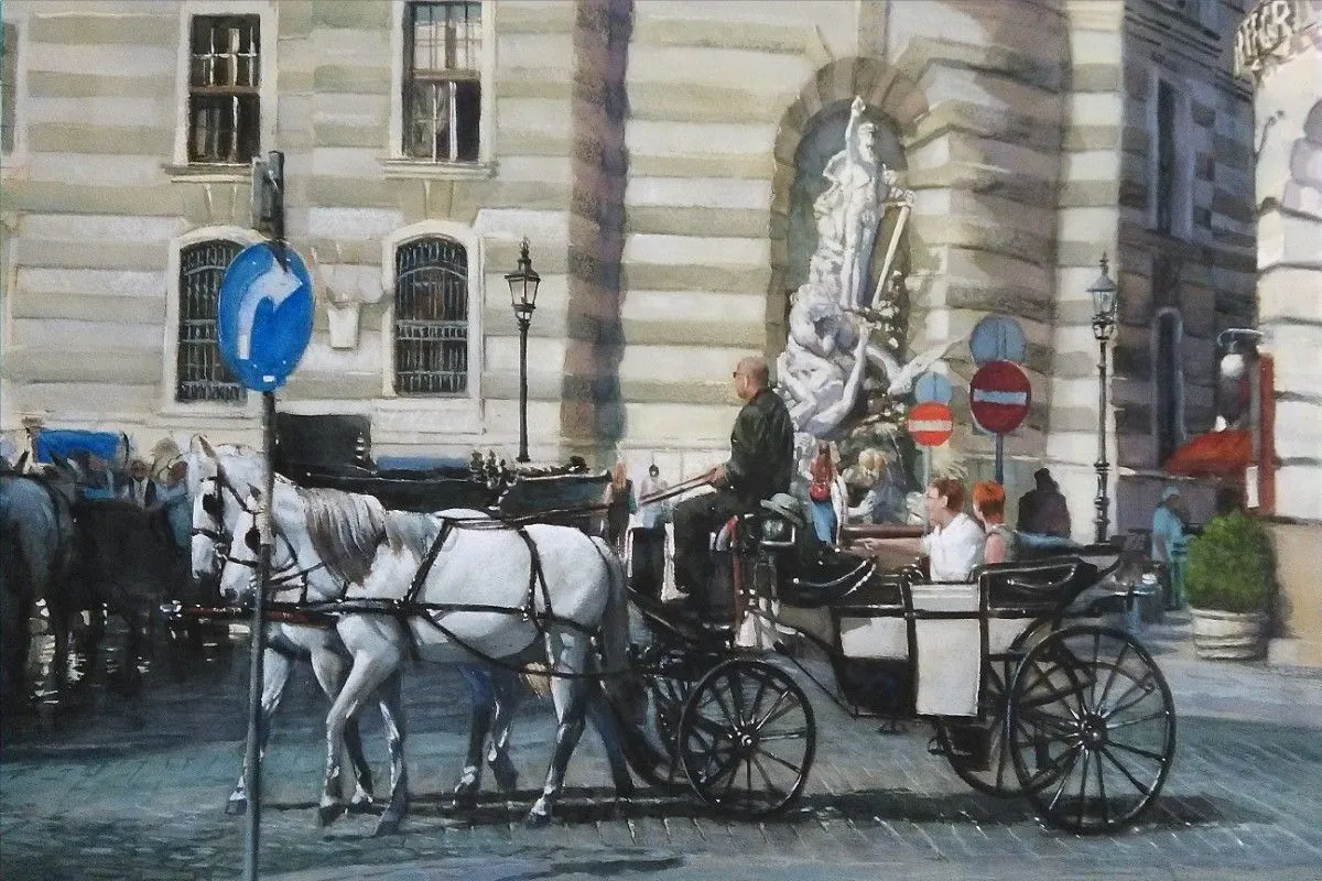 Hofburg carriage, artwork by Misure Nien