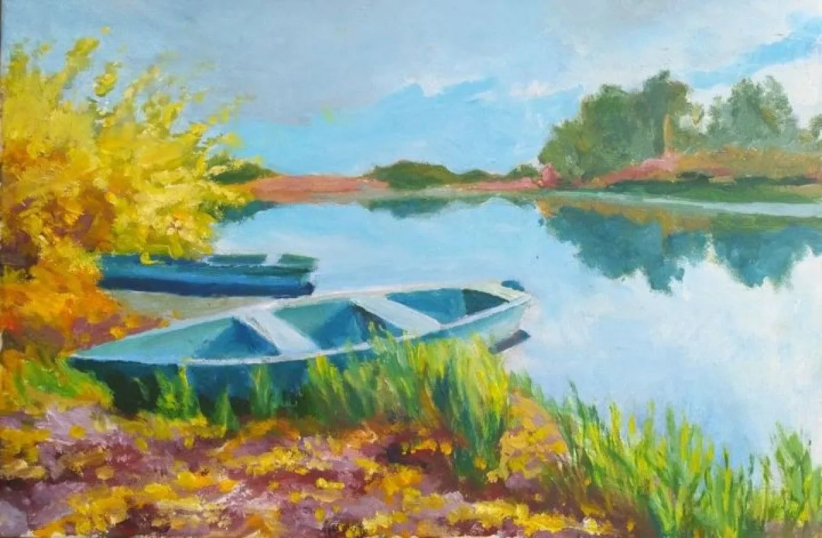 Boats, artwork by stas khodak