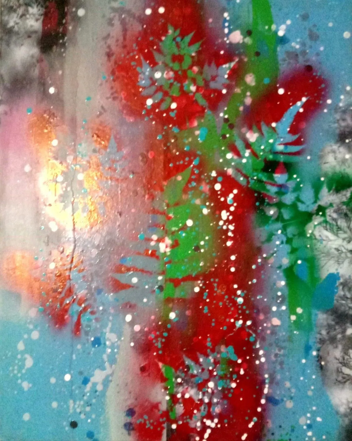 painted design, artwork by ABHIJIT ROY