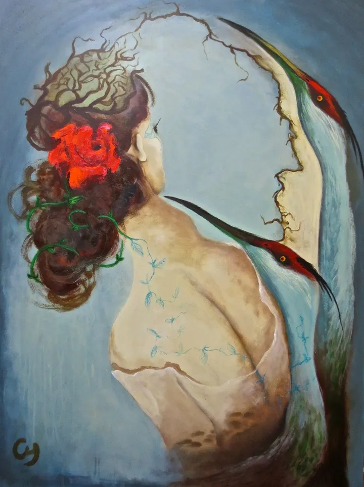 Union des âmes, œuvre de Christyne Proulx