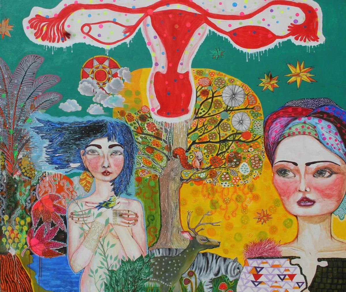 The Great Renewal Rites, œuvre de Utin Rini